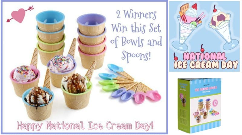 national ice cream day giveaway  winners ends   p est