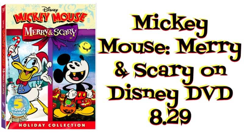mickey mouse merry scary on disney dvd 829