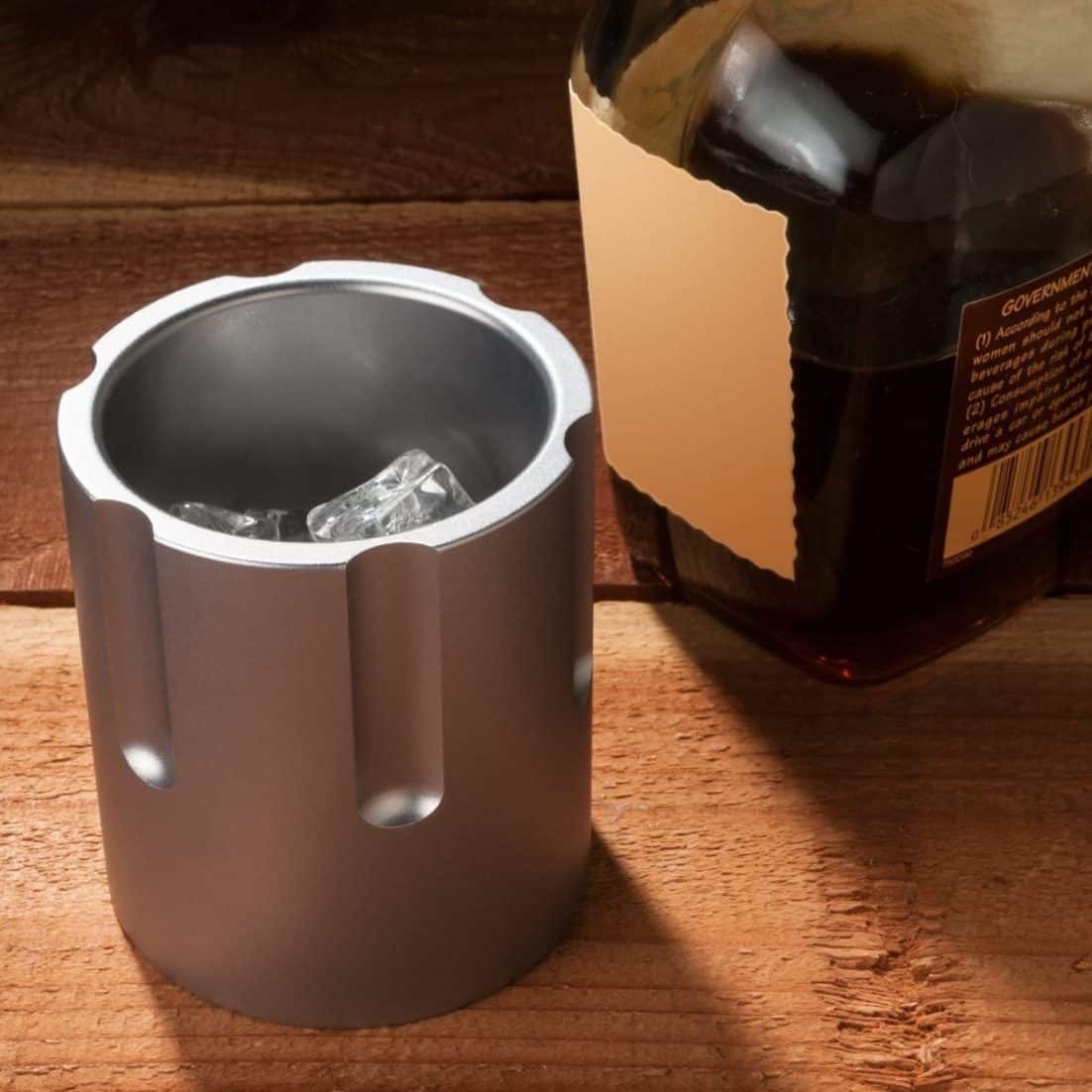 Get Dad a Personalized Bottle Opener and Glass with a Twist #ad #GroomsmenCentral