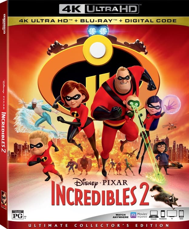 Announcement: Disney Pixar's Incredibles 2 Arrives Digitally Oct. 23 and on Blu-ray Nov. 6